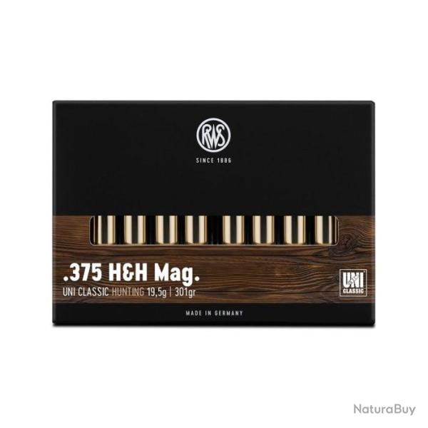 Balles RWS Uni Classic - Cal.375 HH - 375 HH / 301 / Par 1