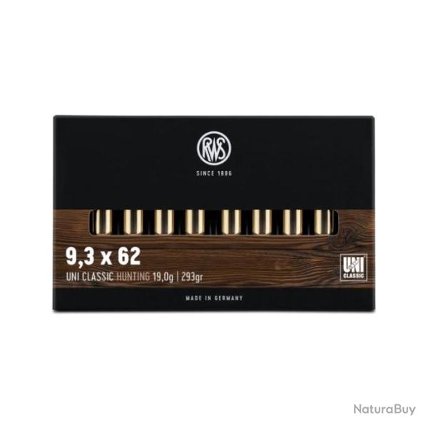 Balles RWS Uni Classic - Cal. 9.3x62 - 9.3x62 / 293 / Par 1