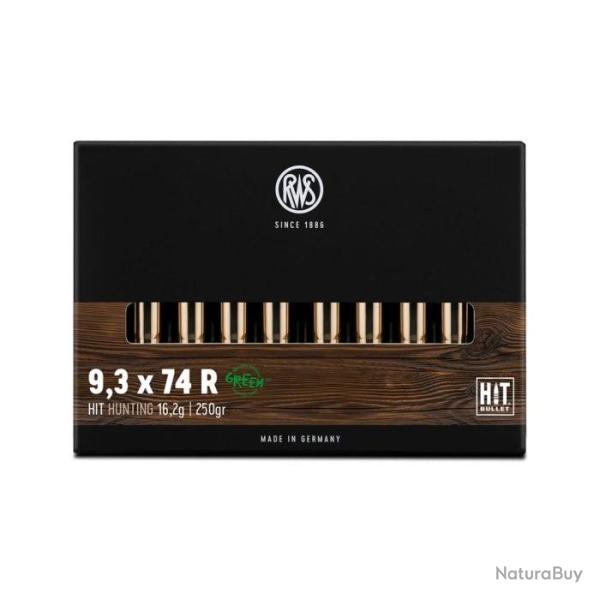 Balles RWS Hit - Cal. 9.3x74 R - Par 1 / 9.3x74R