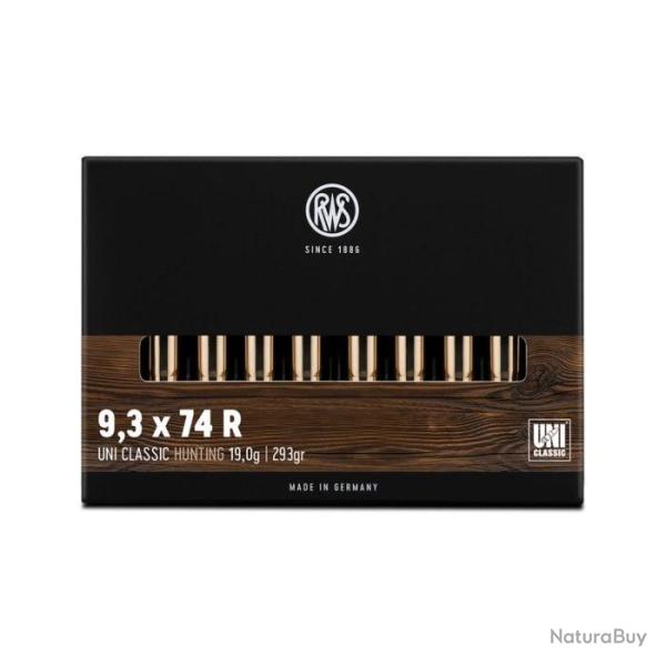 Balles RWS Uni Classic - Cal. 9.3x74 R - 293 / Par 1 / 9.3x74R