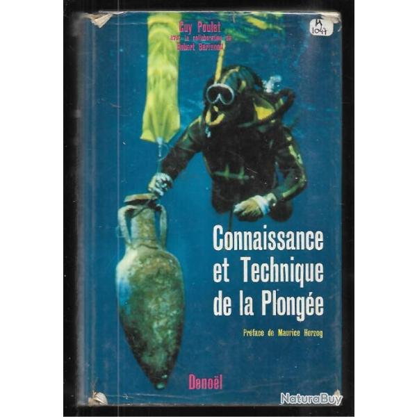connaissance et technique de la plonge de guy poulet prface de maurice herzog
