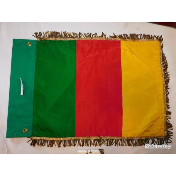 CAMEROUN : DRAPEAU FANION VOITURE DIPLOMATIQUE
