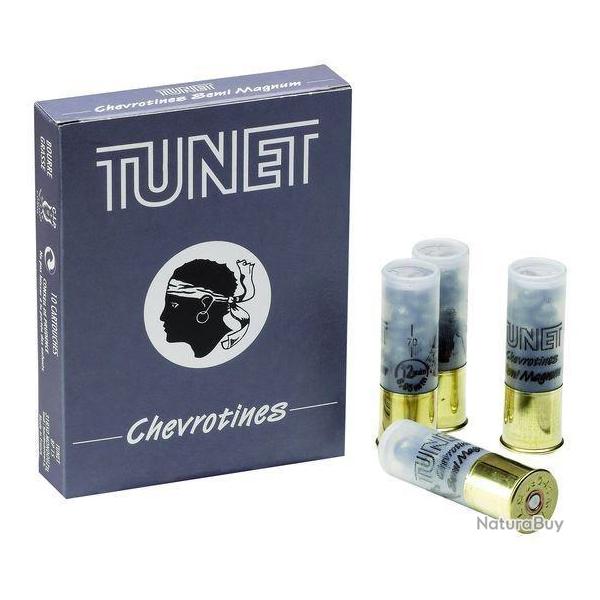 Chevrotines semi-magnum Tunet Cal.12/70 12 grains par 50