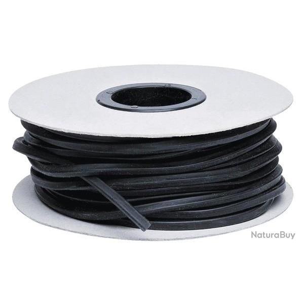 ELASTIQUE CARRE LANCE-PIERRE 5,5X5,5MM LONGUEUR 20M EN ROULEAU