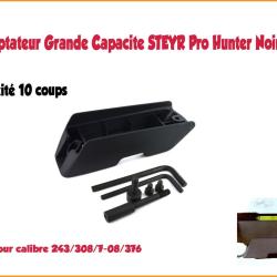 Adaptateur chargeur 10 cps STEYR Pro Hunter Noir 308 Win