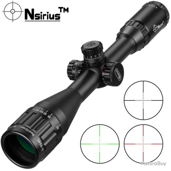 NSIRIUS Lunette de chasse 3-9X40 AOE - LIVRAISON GRATUITE !!