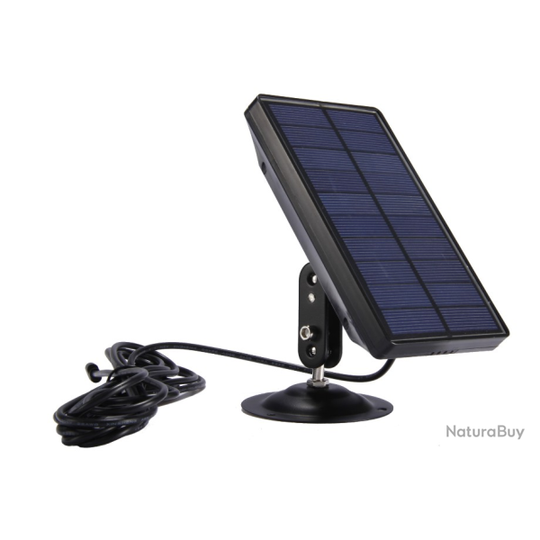 Panneau solaire 6 V avec batterie int�gr�e pour pi�ges photographiques NUM'AXES