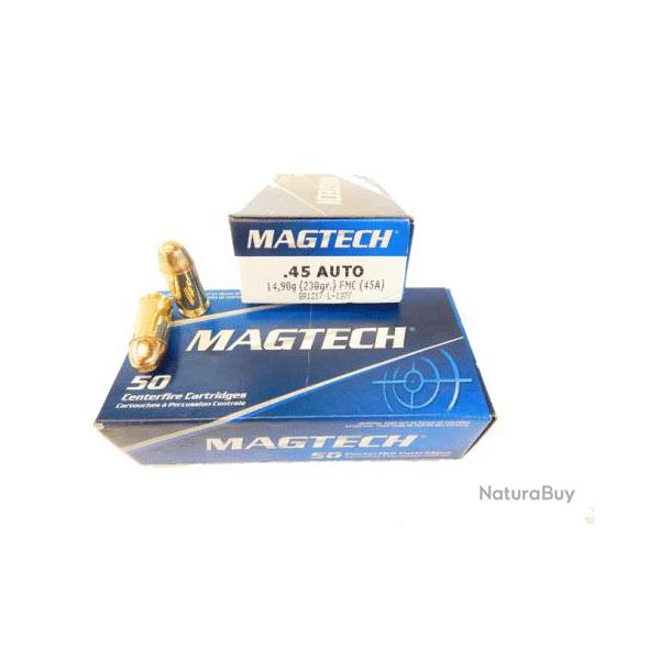 CARTOUCHES MAGTECH 45ACP 230GR FMJ 45A