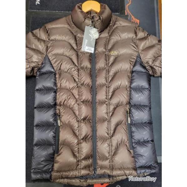 VESTE BLASER DUVET ANTON LIGHT - NOIR/MARRON. Taille: S