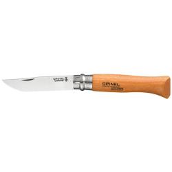 OPINEL TRADITION CARBONE N&deg; 9 MANCHE H&Ecirc;TRE LAME 9CM EN BLISTER