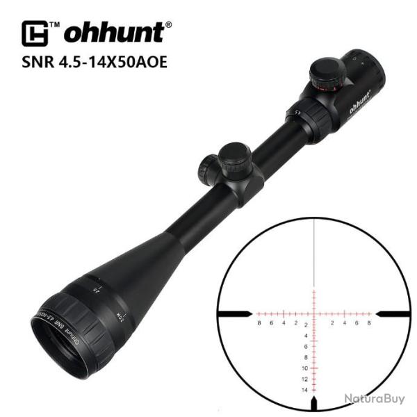 OHHUNT Lunette de chasse 4.5-14X50 - LIVRAISON GRATUITE !!