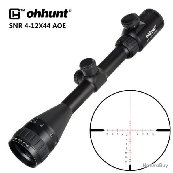 OHHUNT Lunette de chasse 4-12X42 - LIVRAISON GRATUITE !!