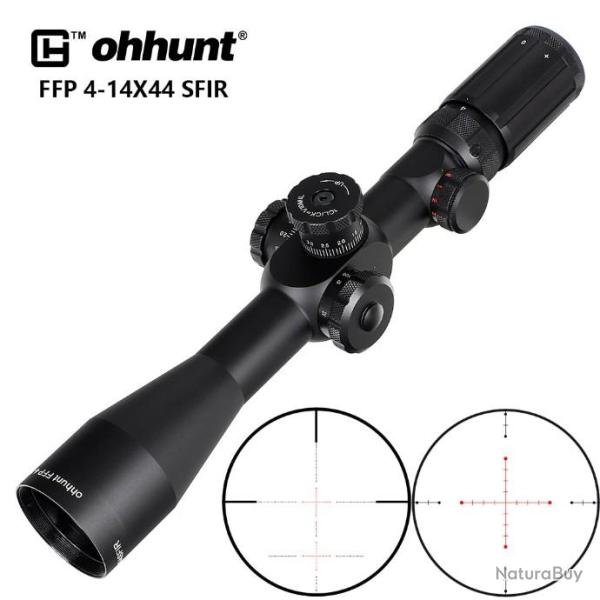 OHHUNT Lunette de chasse 4-14x44 FFP - LIVRAISON GRATUITE !!