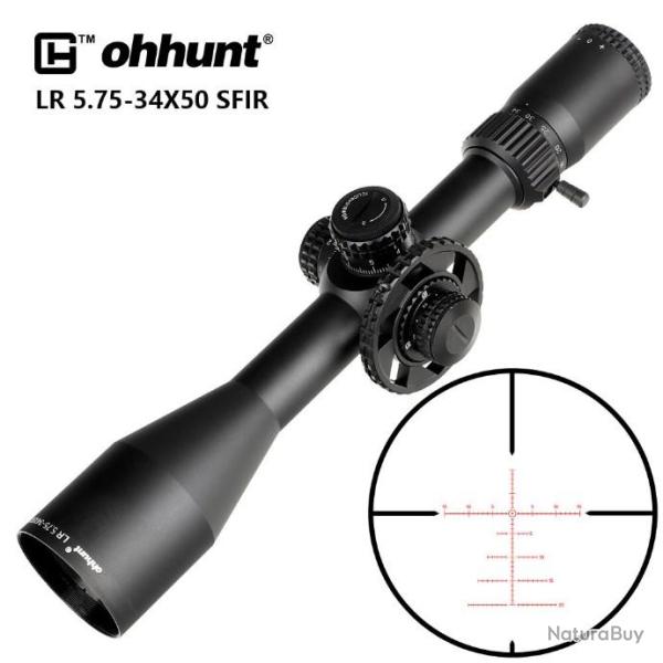 OHHUNT Lunette de chasse 5.75-34X50 - LIVRAISON GRATUITE !!