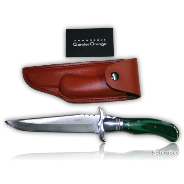 DAGUE D'ESTAING LAGUIOLE MANCHE VERT ALBAINOX 10674