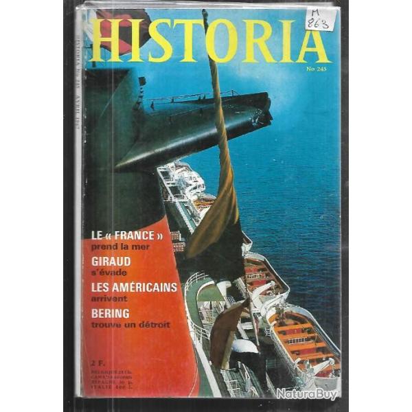 historia 245 le france prends la mer, giraud s'�vade , b�ring trouve un d�troit , les am�ricains arr