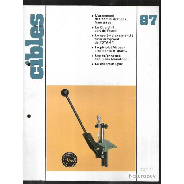 cibles 87 l'armement des administrations franaises, le churchill, pistolet mauser parabellum sport