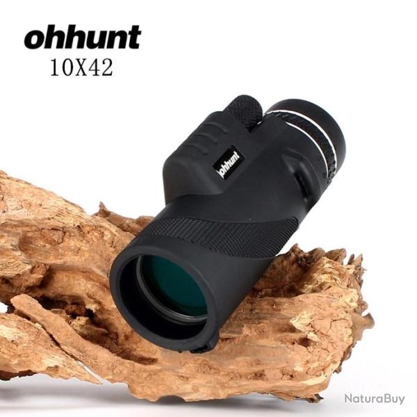 OHHUNT Monoculaire Grand Angle Puissant 10X42 - LIVRAISON GRATUITE !!