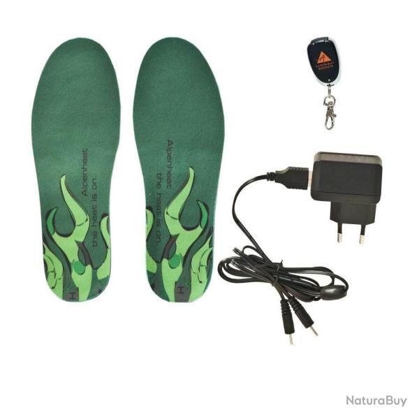 ALPENHEAT Semelle chauffante "WIRELESS HOTSOLE" accu int�gr�  S/M