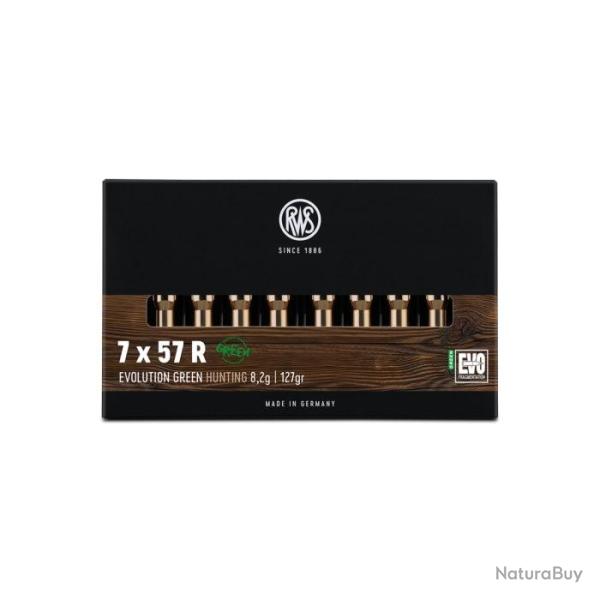 Balles RWS Evo Green - Cal. 7x57 R - 7x57R / Par 1