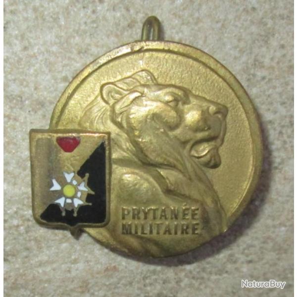 PRYTANEE, rond, guilloch embouti, 2 anneaux