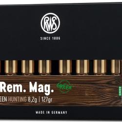 Cartouche RWS Evo Green cal.7 MM Rem Mag 127GR 8,2 G boite de 20