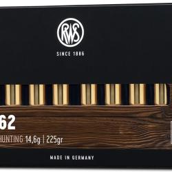 Cartouche RWS DK cal.9,3X62 225GR 14,6 G boite de 20