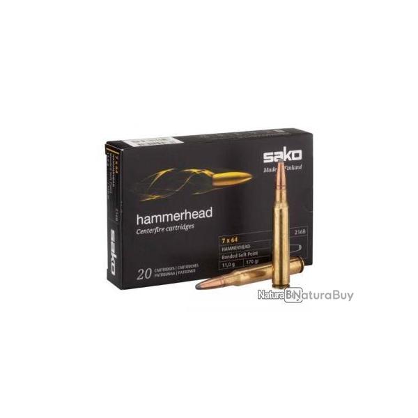 HAMMERHEAD - SAKO 7x64, 11 g, Boite de 20