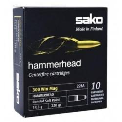 HAMMERHEAD - SAKO 300 win mag , 14.3 g, Boite de 10
