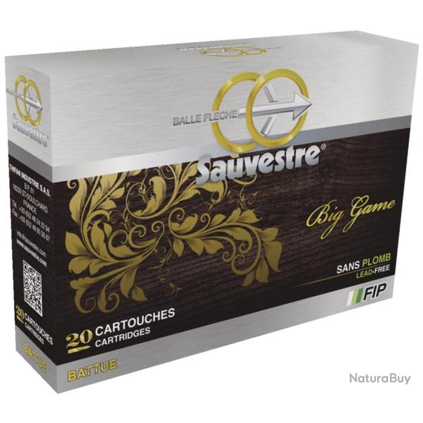 Boites de 20 cartouches Sauvestre FIP battue Cal.270wsm, 8.15 g