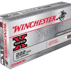 WINCHESTER 222 rem, 3.24 g