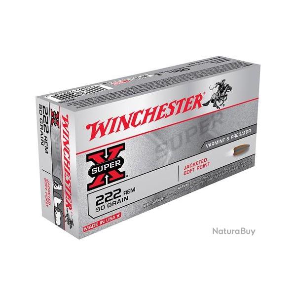 WINCHESTER 222 rem, 3.24 g