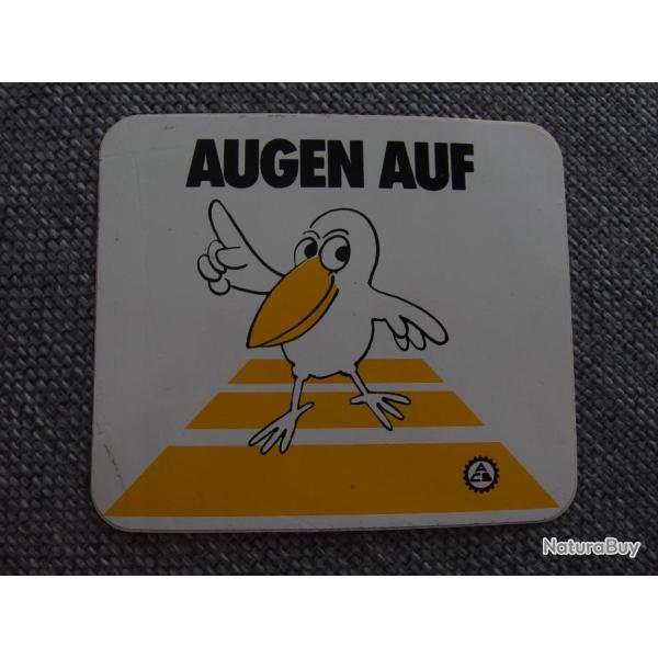 ACS Augen Auf autocollant vintage 9,50 cm