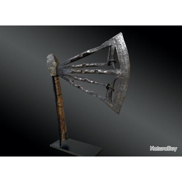 Hache C�r�monielle Ou D'apparat Kilonda Culture Songye, R�publique D�mocratique Du Congo