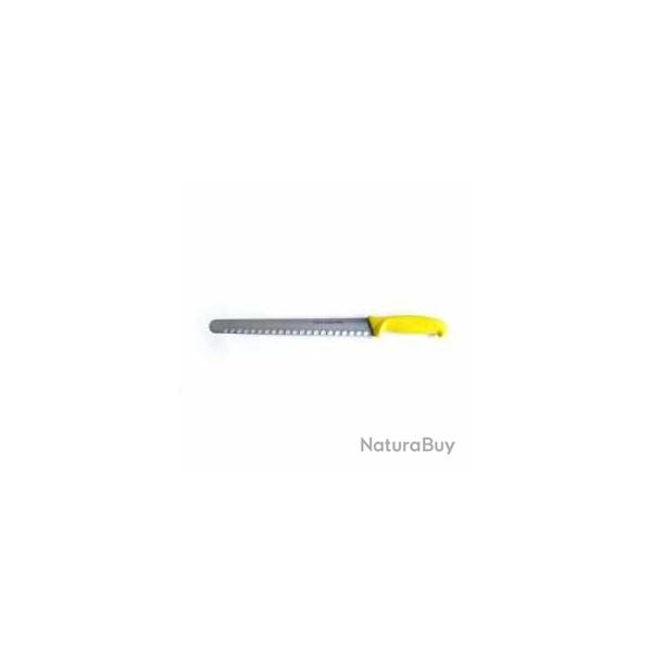 PRADEL EXCELLENCE THIERS COUTEAU JAMBON ALVEOLE 28 CM MANCHE JAUNE SOUS BLISTER 1