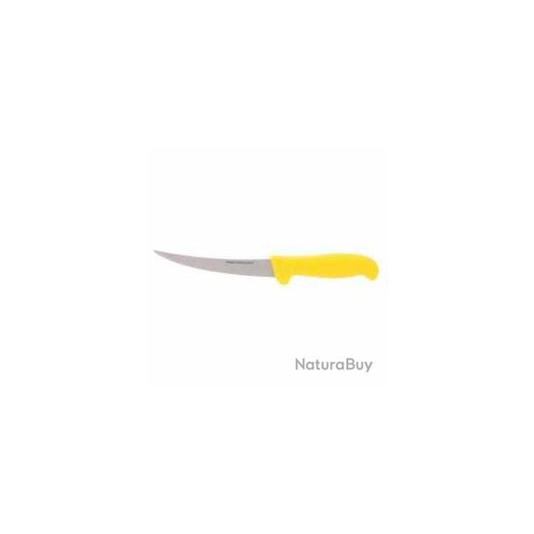 PRADEL EXCELLENCE THIERS COUTEAU DESOSSER FLEXIBLE 15 CM MANCHE JAUNE SOUS BLISTER 1