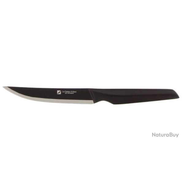 PRADEL LA CUISINE D'ALBERT DE THIERS GAMME ONYX COUTEAU UTILITAIRE 12.5 CM MANCHE ANTI-ADHERENTE