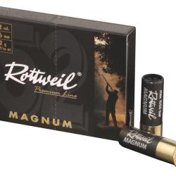 BTE 10 CART. ROTTWEIL PREMIUM LINE MAGNUM CAL. 12 / 76 MM N&deg; 1 52 G &Agrave; GODET