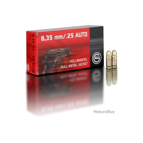 VOLLMANTEL / FMJ - GECO -, Boite de 50, 49 gr, 6.35 Browning