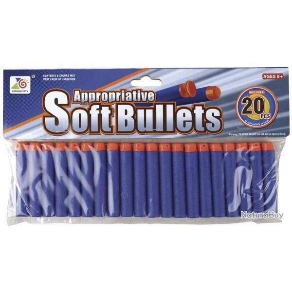 FL�CHETTES EN MOUSSE BLAZE STORM BLISTER DE 20