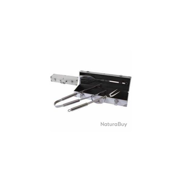 PRADEL EXCELLENCE THIERS VALISE METAL BARBECUE 1 SPATULE + 1 FOURCHETTE