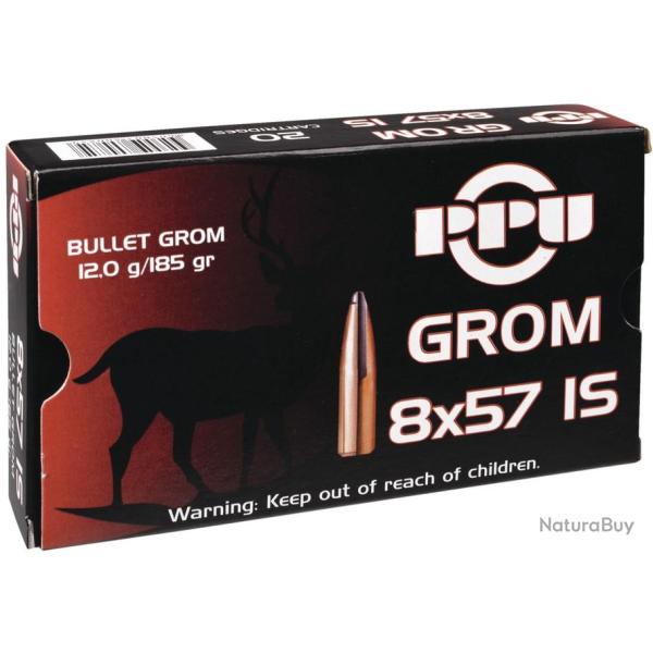 CART. PARTIZAN CAL. 8X57 IS GROM 185GR 12 G BTE 20