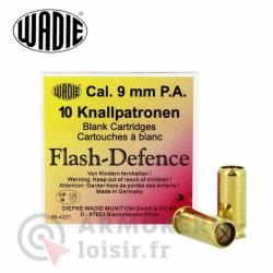 CARTOUCHE &Agrave; BLANC FLASH - WADIE 9 mm PAK