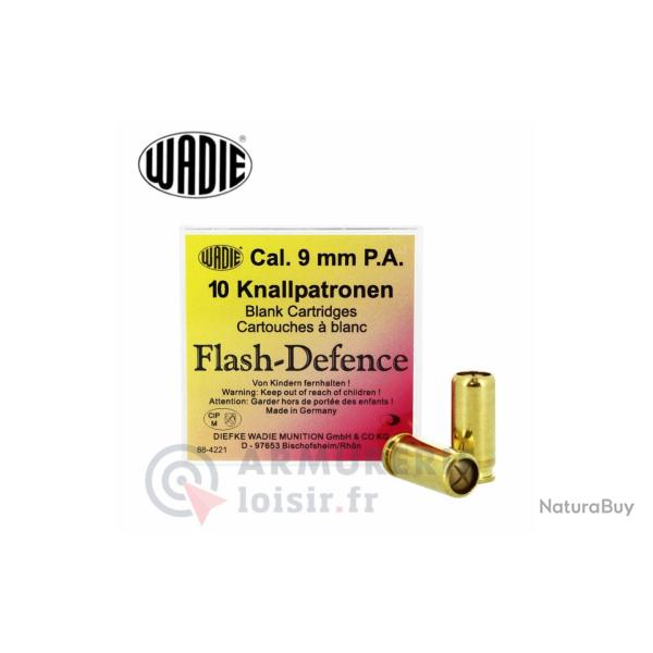 CARTOUCHE � BLANC FLASH - WADIE 9 mm PAK