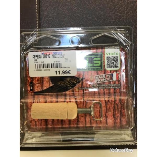 Appeau Grive musienne a vis