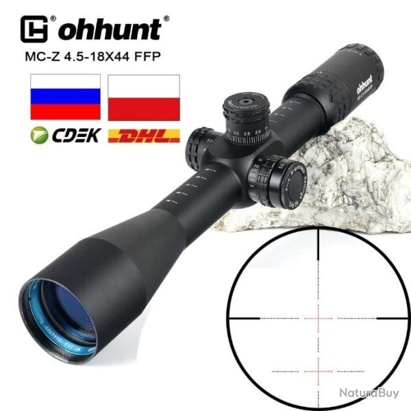 OHHUNT Lunette de Chasse MC Z 4.5-18X44 FFP - LIVRAISON GRATUITE !!