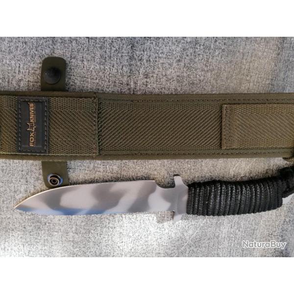 couteau escagon camoufl� marque Fox neuf