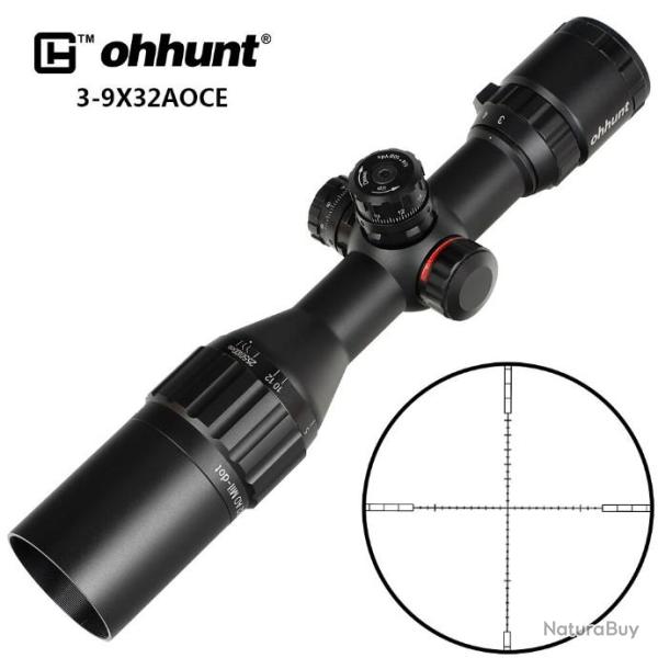 OHHUNT Lunette de chasse 3-9x32 AO - LIVRAISON GRATUITE !!