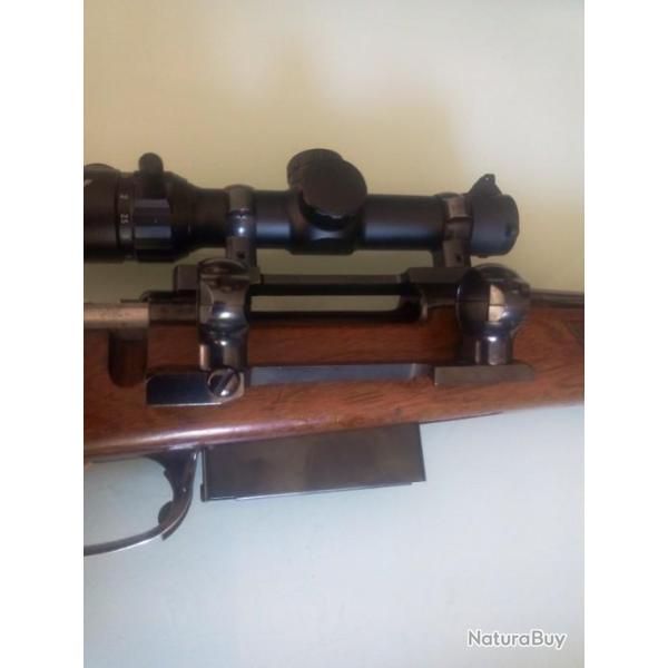 RAIL ACIER  25/4 pour 243 / 30/06 270 etc carabine non a vendre pour exemple