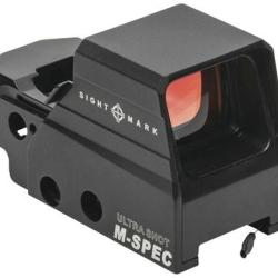 VISEUR SIGHTMARK ULTRA SHOT M-SPEC FMS REFLEX SIGHT NOIR POINT ROUGE 2 MOA